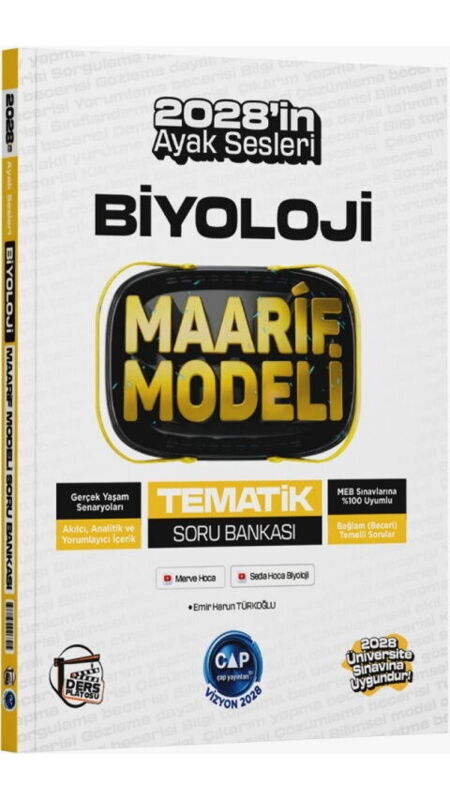 ÇAP ÜNİHAZ. MAARİF TEMATİK S.B. BİYOLOJİ - 2026