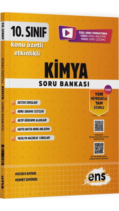 ENS 10.SINIF ETKİNLİKLİ KÖS KİMYA - 2025-26