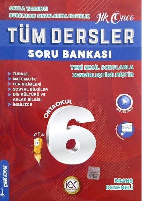 İLKÖNCE 6.SINIF S.B. TÜM DERSLER - 2024-25