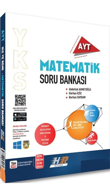 *YKS AYT HIZ ve RENK S.B. MATEMATİK - 2024-25