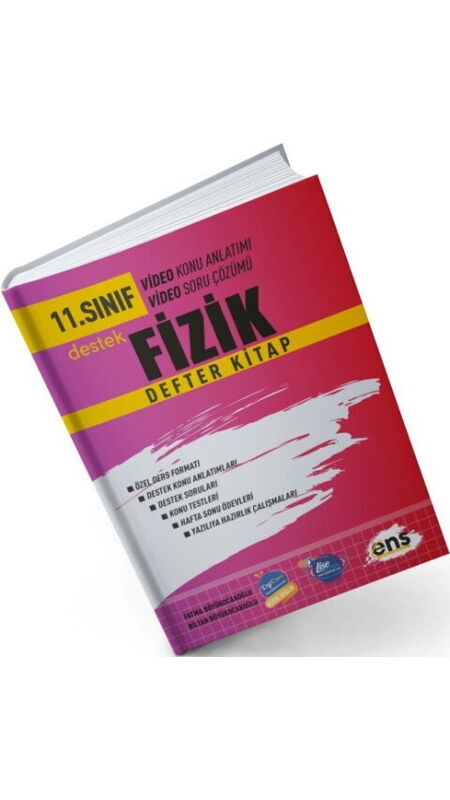 ENS 11.SINIF DEFTER KİTAP FİZİK - 2025-26