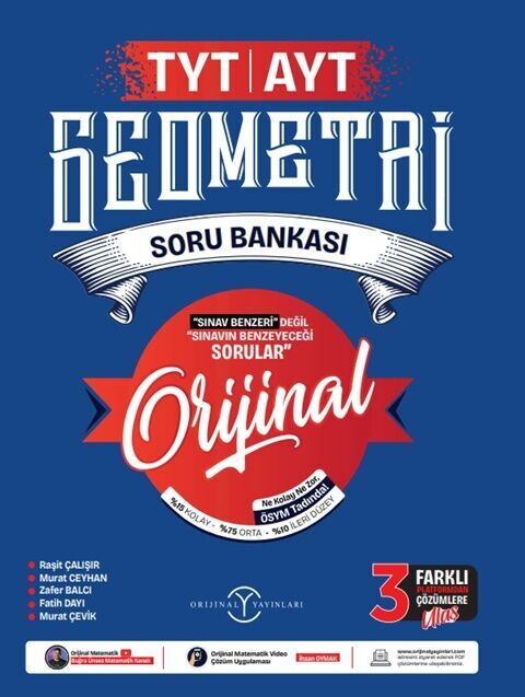 ORİJİNAL YKS TYT AYT S.B. GEOMETRİ - 25-26