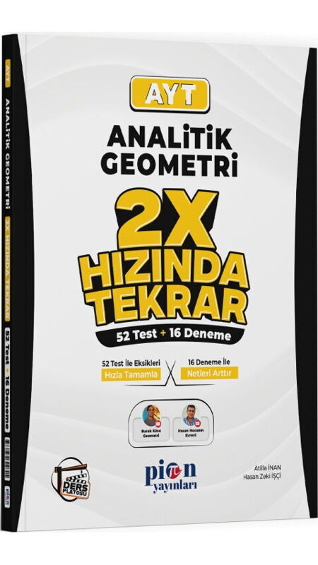 PİON YKS AYT 2X HIZINDA TEKRAR ANALTK GEOMETR - 26