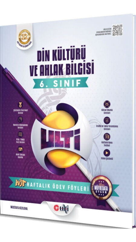 ULTİ 06.SINIF HF.ÖDEV FÖY (HÖF) DİN KÜLT. - 25-26