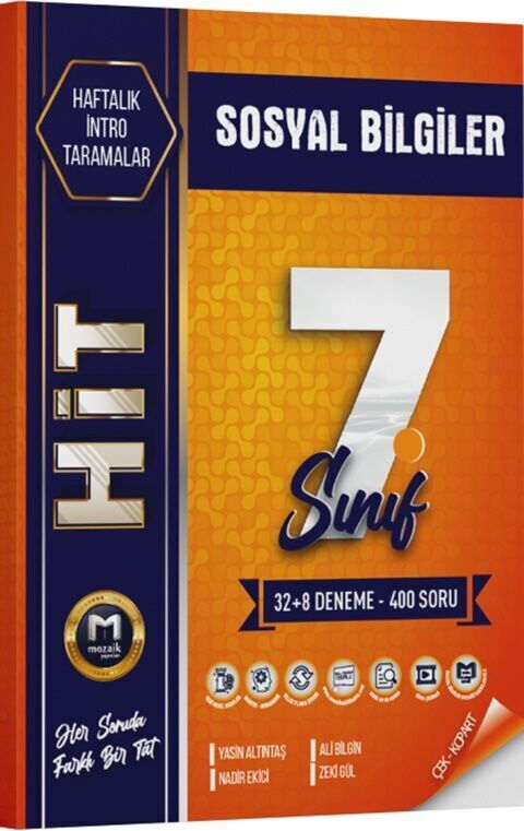 7.SINIF MOZAİK HİT 40 LI DENEME SOSYAL - 2025-26