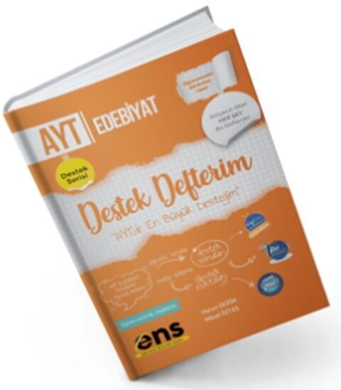 *ENS YKS AYT DESTEK DEFTERİM T.EDEBİYATI - 2024-25