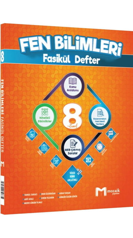 MOZAİK 8.SINIF FASİKÜL DEFTER FEN BİLM - 26-27