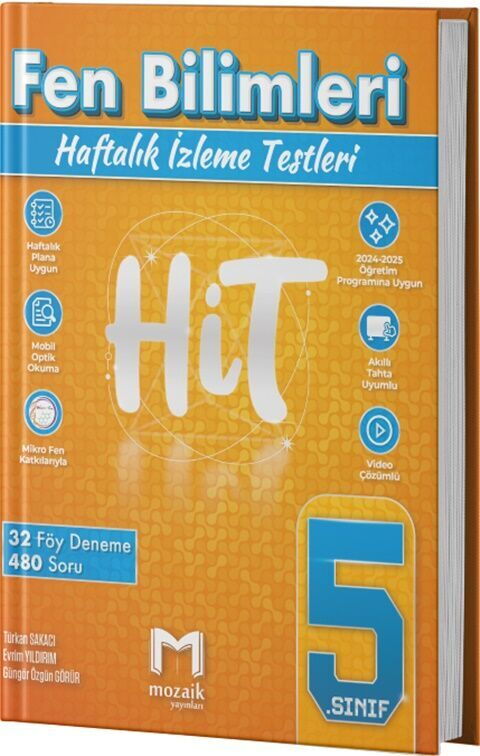 5.SINIF MOZAİK HİT 32 Lİ DENEME FEN BİLM. - 25-26