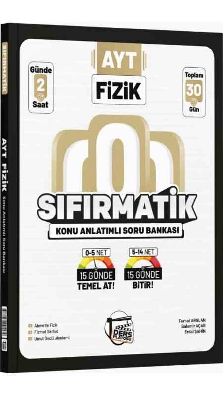 D.PLATOSU YKS AYT SIFIRMATİK K.A. KAMP FİZİK - 26