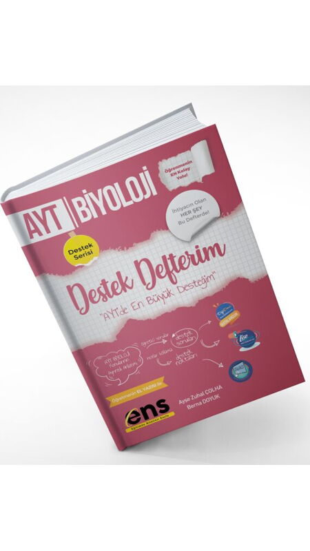 ENS YKS AYT DESTEK DEFTERİM BİYOLOJİ - 2024-25