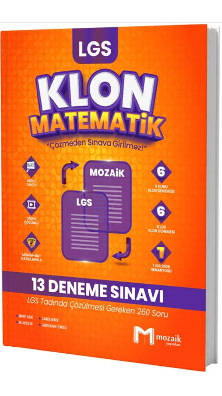 8.SINIF MOZAİK KLON DENEME MATEMATİK - 25-26