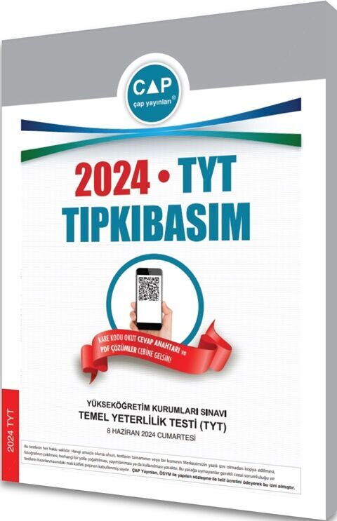 ÇAP TYT TIPKI BASIM 2024