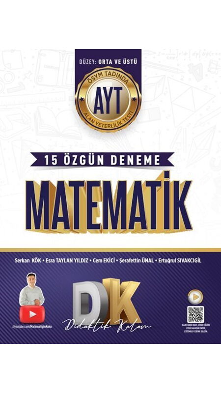 DİDAKTİK KALEM YKS AYT DENEME MATEMATİK - 2025-26