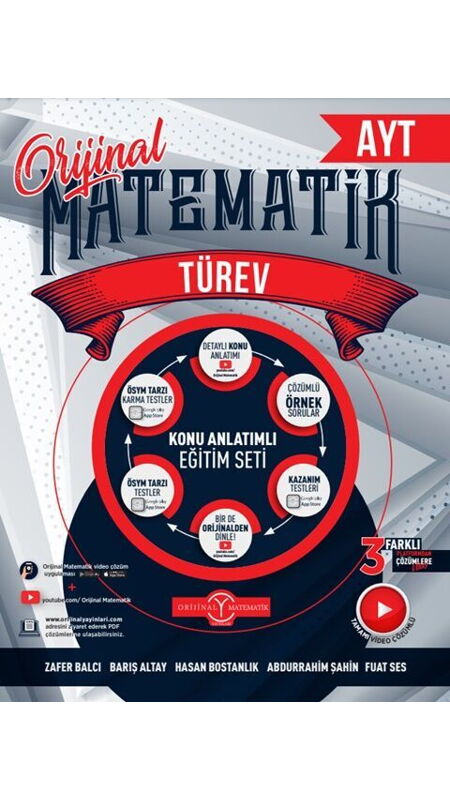 ORİJİNAL YKS AYT KA.SB. TÜREV - 25-26