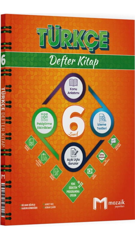 6.SINIF MOZAİK DEFTER TÜRKÇE - 2025-26