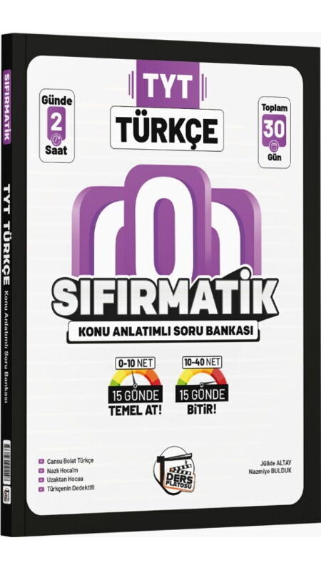 D.PLATOSU TYT SIFIRMATİK K.A. KAMP TÜRKÇE -2026
