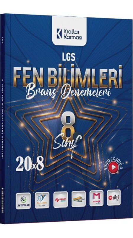 KRALLAR KARMASI 8.SINIF 20*8 DENEME FEN BİLM -2025