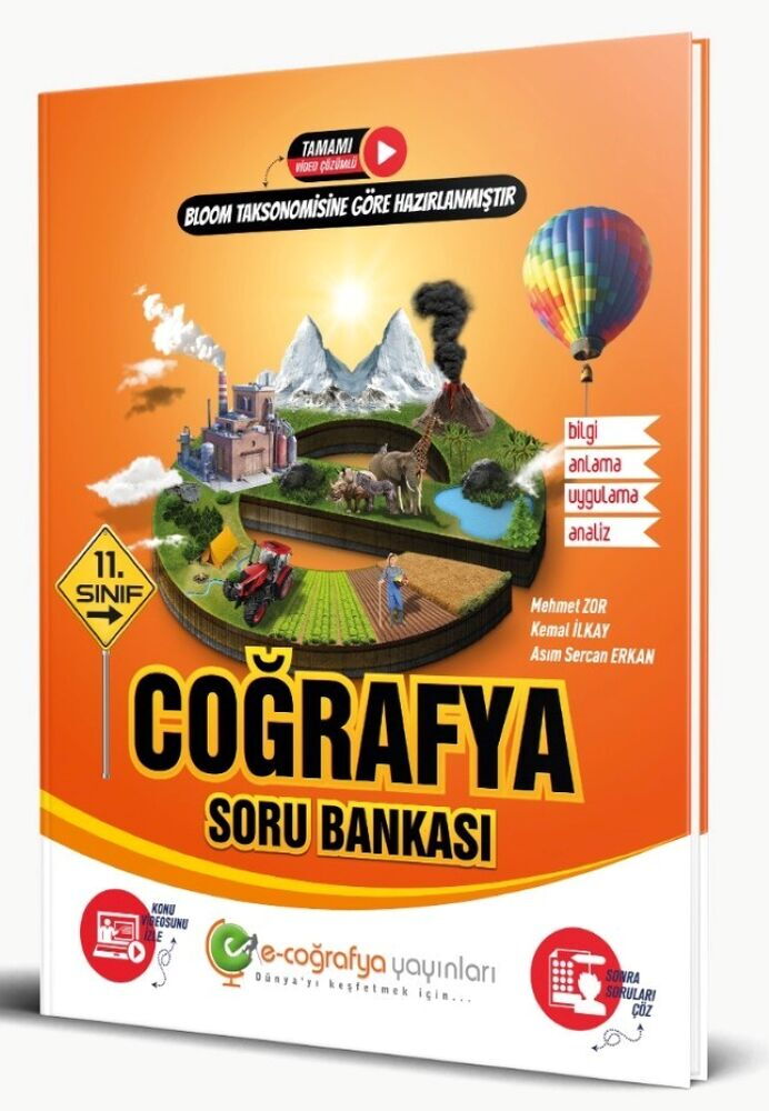 E-COĞRAFYA 11.SINIF SORU BANKASI COĞRAFYA - 24-25