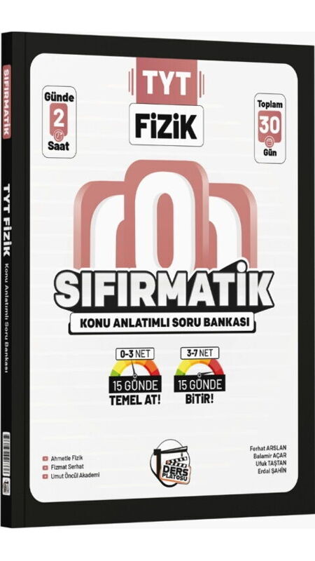 D.PLATOSU TYT SIFIRMATİK K.A. KAMP FİZİK - 2026