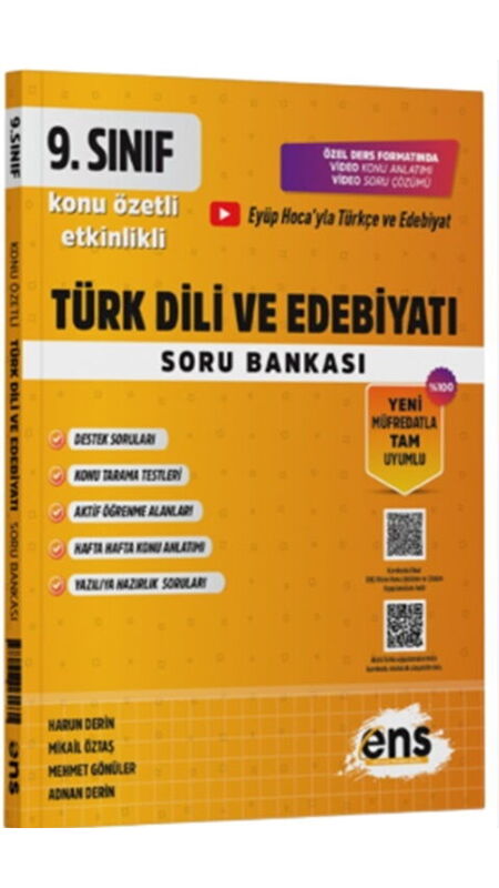 ENS 09.SINIF ETKİNLİKLİ KÖS EDEBİYAT - 2025-26