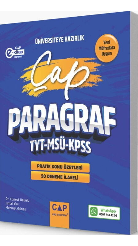 ÜNİV. HAZ TÜRKÇE MSÜ PARAGRAF - 2025-26