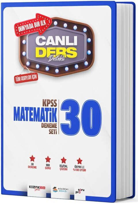 *KPSS CANLI DERS DENEME SETİ 30 LU MATEMATİK - 24