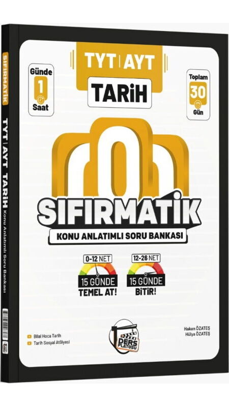 D.PLATOSU TYT AYT SIFIRMATİK K.A. KAMP TARİH -2026