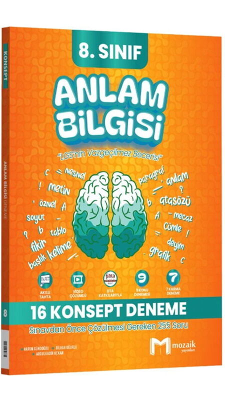 8.SINIF MOZAİK DENEME 16 LI ANLAM BİLGİSİ - 2026