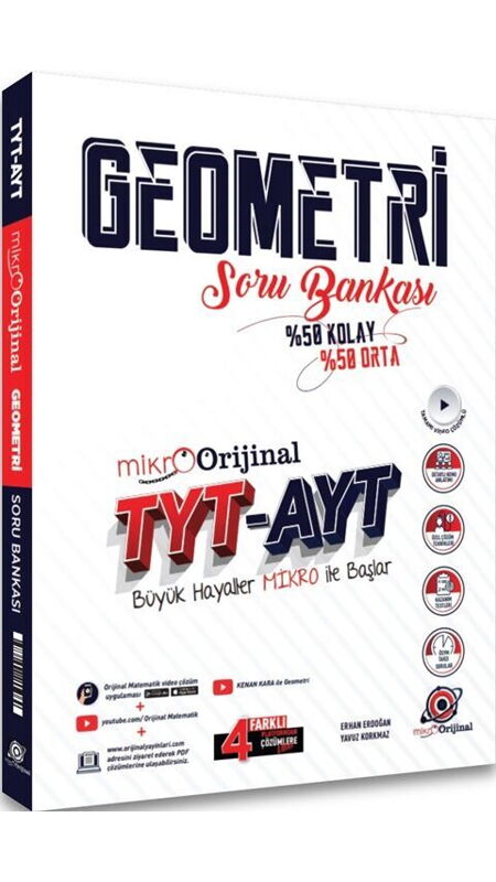 MİKRO ORİJİNAL YKS TYT AYT S.B. GEOMETRİ - 25-26