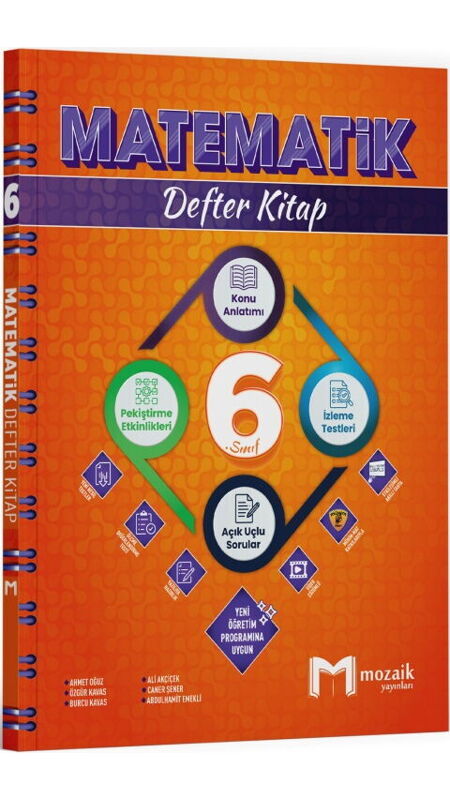 6.SINIF MOZAİK DEFTER MATEMATİK - 2025-26
