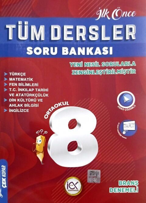 İLKÖNCE 8.SINIF S.B. TÜM DERSLER - 2024-25