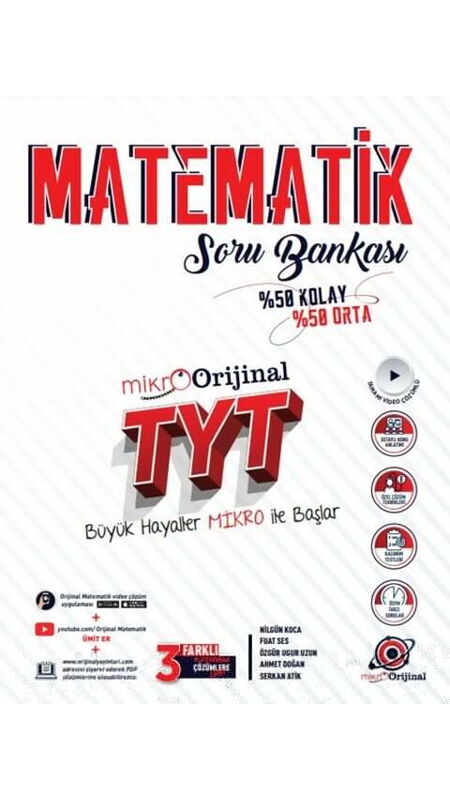MİKRO ORİJİNAL TYT S.B. MATEMATİK - 25-26