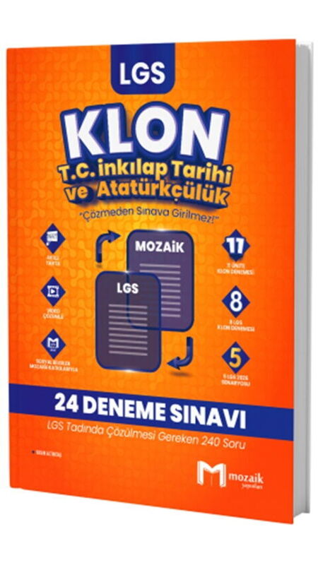 8.SINIF MOZAİK KLON DENEME İNKİLAP TARİHİ- 25-26