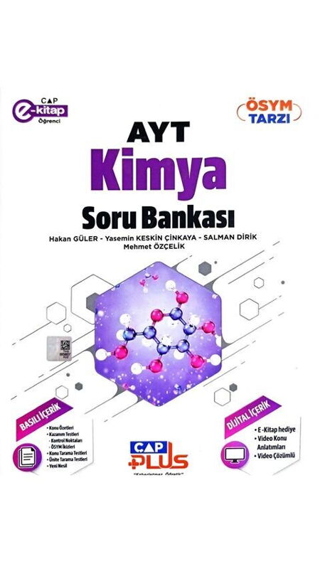 ÇAP YKS AYT PLUS S.B. KİMYA - 2025-26