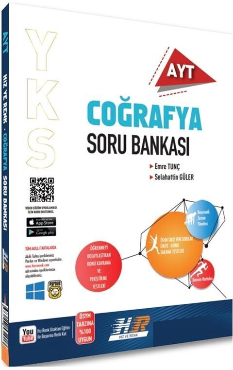 YKS AYT HIZ ve RENK S.B. COĞRAFYA - 2025-26