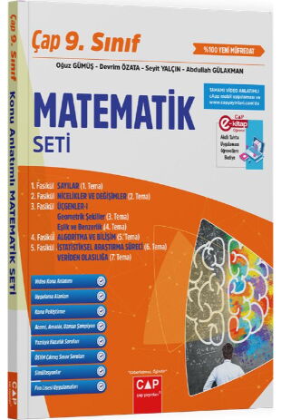 ÇAP 09.SINIF SET MATEMATİK - 2025-26