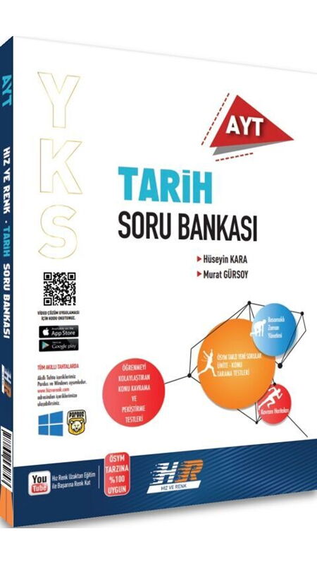 YKS AYT HIZ ve RENK S.B. TARİH - 2025-26