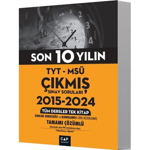 ÇAP TYT MSÜ ÇIKMIŞ SORULAR TÜM TEK 2015-2024 #2