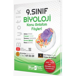 BİYOTİK 09.SINIF KONU ANLATIM BİYOLOJİ - 2025-26 #2