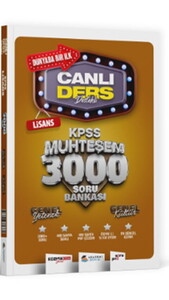KPSS CANLI DERS LİSANS GYGK 3000 SB - 2025-26 #1