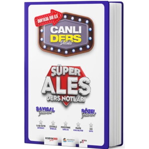 ALES CANLI DERS SÜPER SAY.SÖZ.VİDEO DERS.NOT 25-26 #2