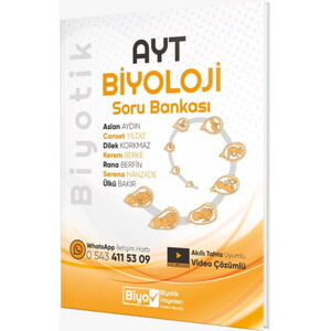 BİYOTİK YKS AYT SORU BANKASI BİYOLOJİ - 2025-26 #2