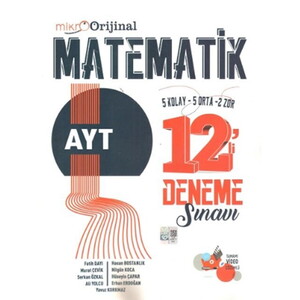 MİKRO ORİJİNAL YKS AYT DNM 12 Lİ MATEMATİK -25-26 #2