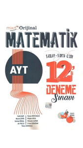 MİKRO ORİJİNAL YKS AYT DNM 12 Lİ MATEMATİK -25-26 #1