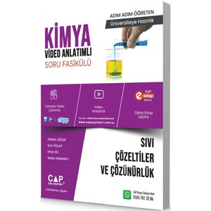 ÜNİV. HAZ KİMYA KA-SB SIVI ÇÖZTİ VE ÇÖZR - 2025-26 #2