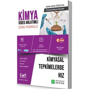 ÜNİV. HAZ KİMYA KA-SB KİMYASAL TEPKİ HIZ  - 25-26 #2